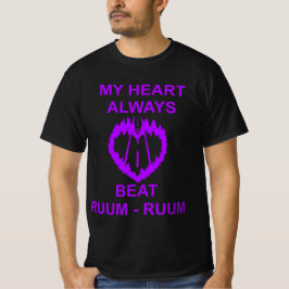 CAMISETA MY HEART ALWAYS BEAT RUUM-RUUM VIOLET 2026