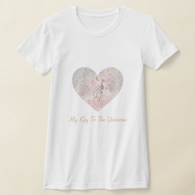 Camiseta "My Key To The Universe T-Shirt - Elegant (Postura )
