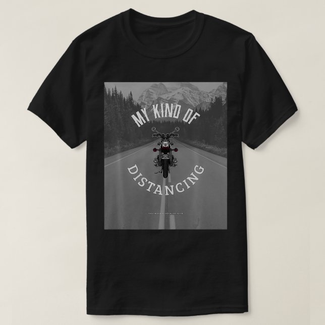 Camiseta My Kind Of Distancing Premium  (Frente do Design)