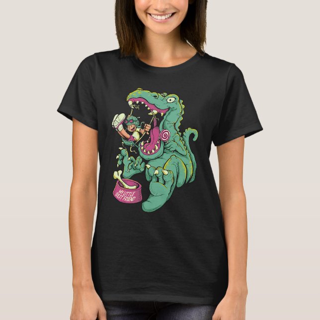 Camiseta My Little Best Friends Dinosaur (Frente)