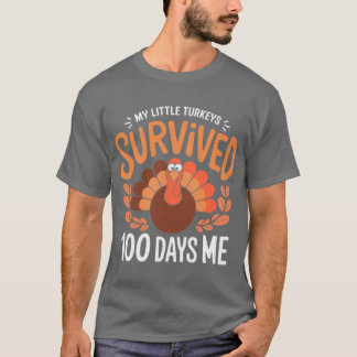 Camiseta My Little Survived 00 Days of Me Funny Parenting Q