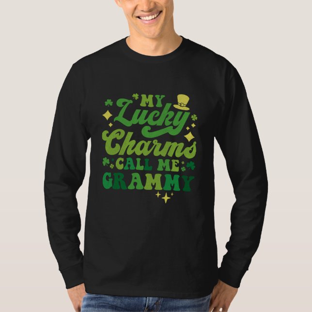 Camiseta My Lucky Charms Call Me Grammy St Patrick's Day Gr (Frente)