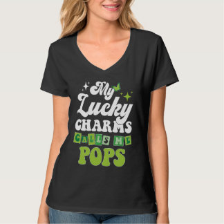 Camiseta My Lucky Charms Call Me Pops St Patrick's Day Groo