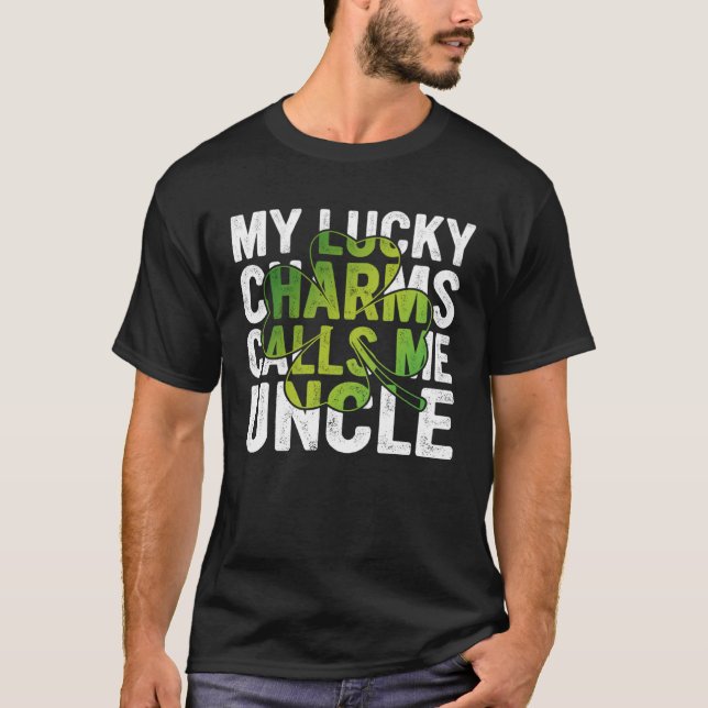 Camiseta My Lucky Charms Call Me Uncle Shamrock C (Frente)