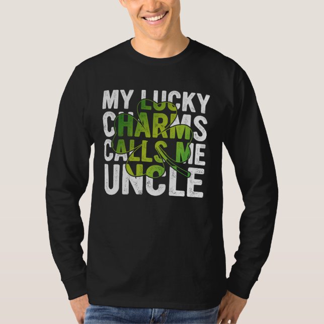 Camiseta My Lucky Charms Call Me Uncle Shamrock C (Frente)