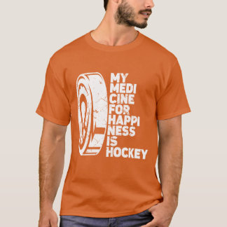 Camiseta My Medicine for Happiness Sports Puck Athlete frie