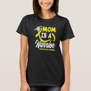 Camiseta My Mom Is A Warrior Yellow Ribbon Endometriosis Aw
