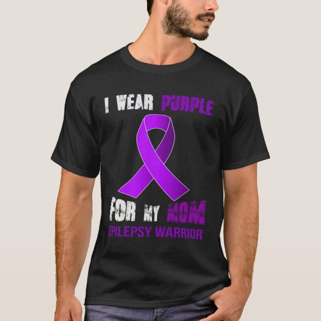 CAMISETA MY MOM  MY EPILEPSY WARRIOR (Frente)