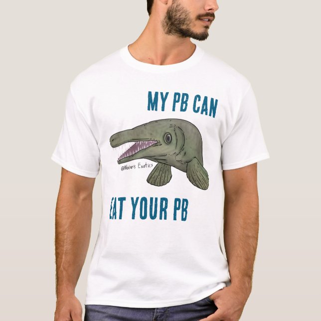 Camiseta “MY PB CAN EAT YOUR PB” Alligator gar shirt (Frente)