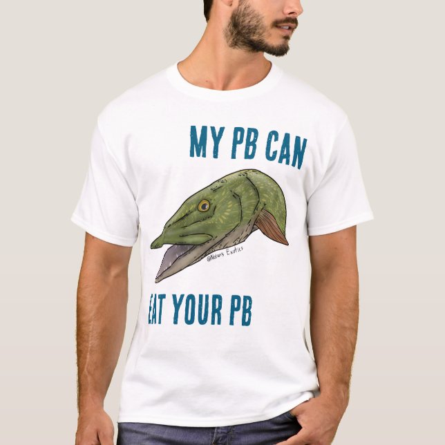 Camiseta “MY PB CAN EAT YOUR PB” Northern Pike shirt (Frente)