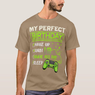 Camiseta My Perfect Day Video Games Gaming Gifts 12th Birth