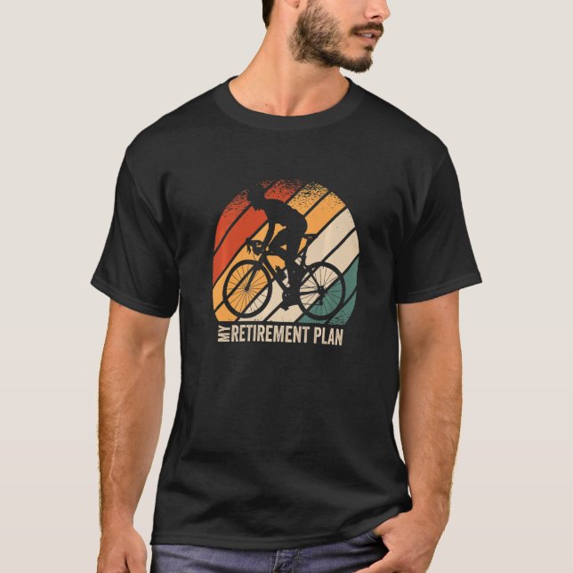 Camiseta My Retirement Plan Cycologist Biking Cycling Racin (Frente)