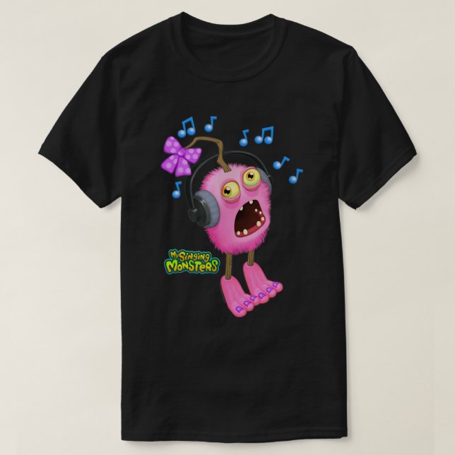 Camiseta My Singing Monsters Rare Furcorn  (Frente do Design)