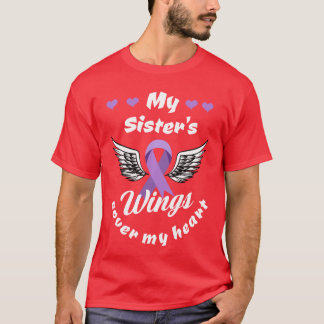 Camiseta My Sisters Wings Cover My Heart Overdose Awareness