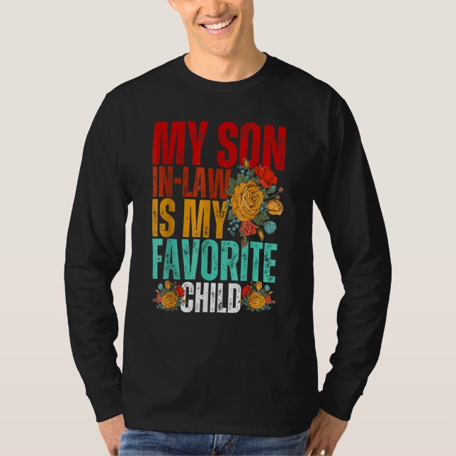 Camiseta My Son In Law Is My Favorite Child Sunflower (Frente)