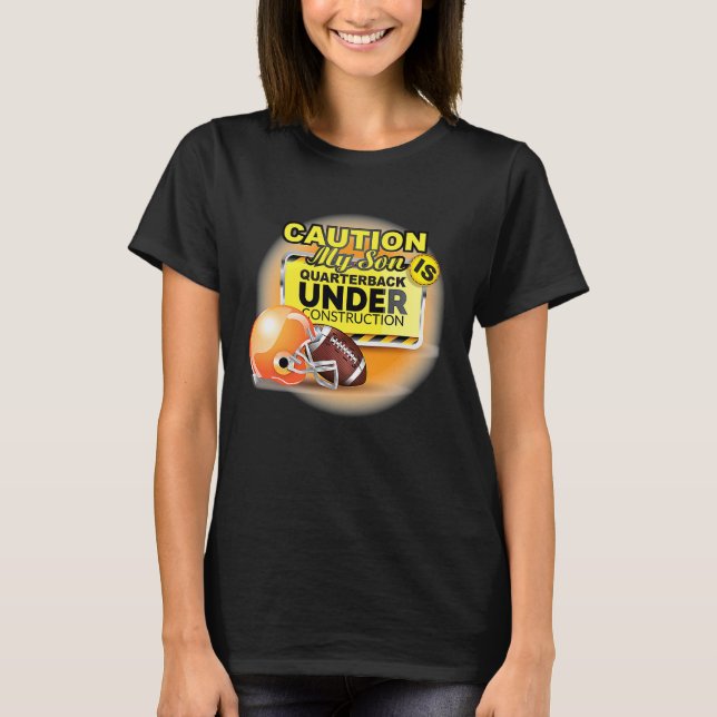 Camiseta My son is quarterback (Frente)