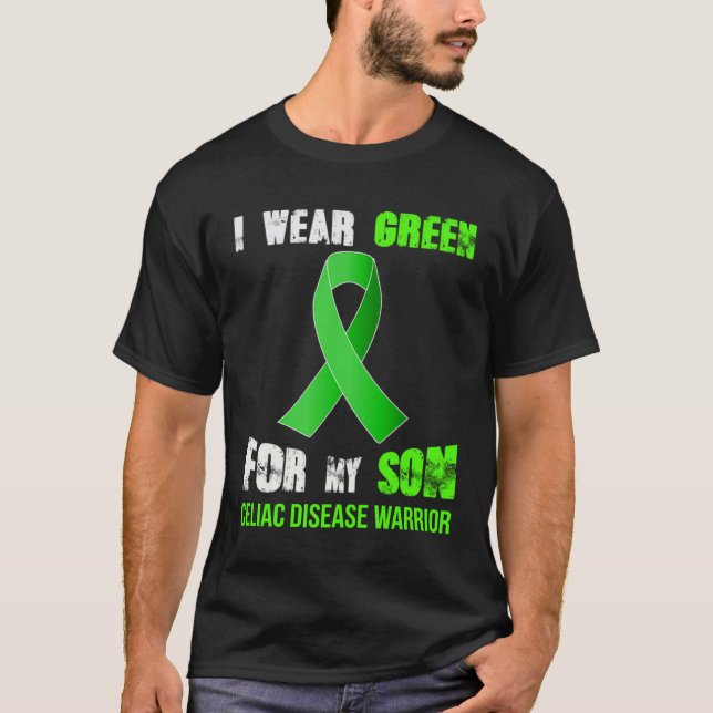 CAMISETA MY SON  MY CELIAC DISEASE WARRIOR (Frente)
