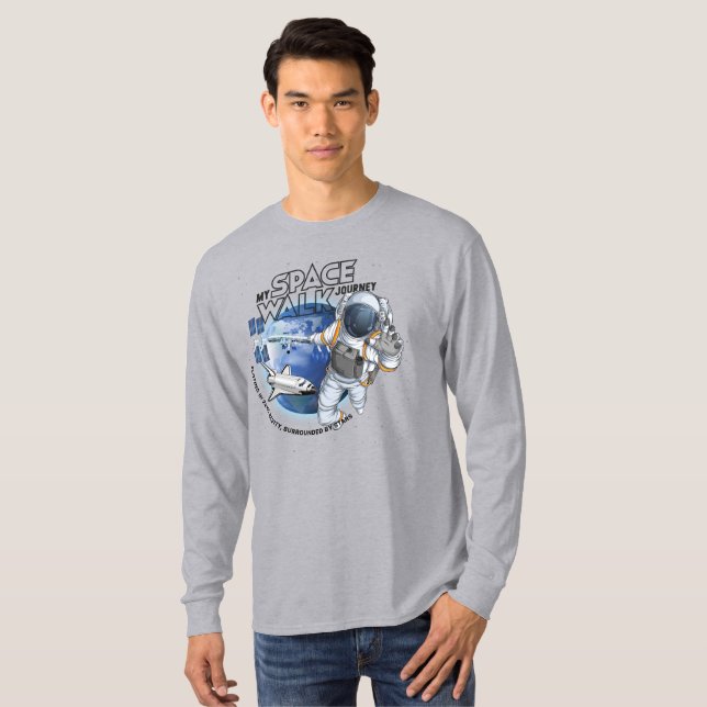 Camiseta My spacewalk Journey | Men Long Sleeve (Frente Completa)