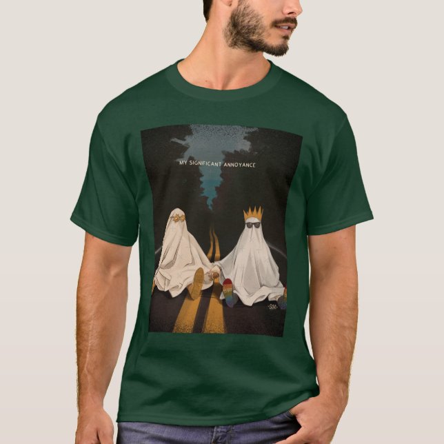 Camiseta My spooky significant annoyance and the ghost phot (Frente)