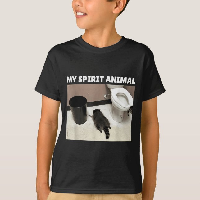 Camiseta My Srit Animal Raccoon Trash Panda Drunk In The Ba (Frente)