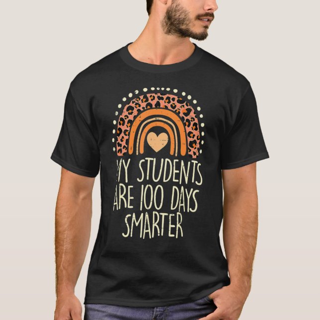Camiseta My Students Are 100 Days Smarter 100th Day Of Scho (Frente)