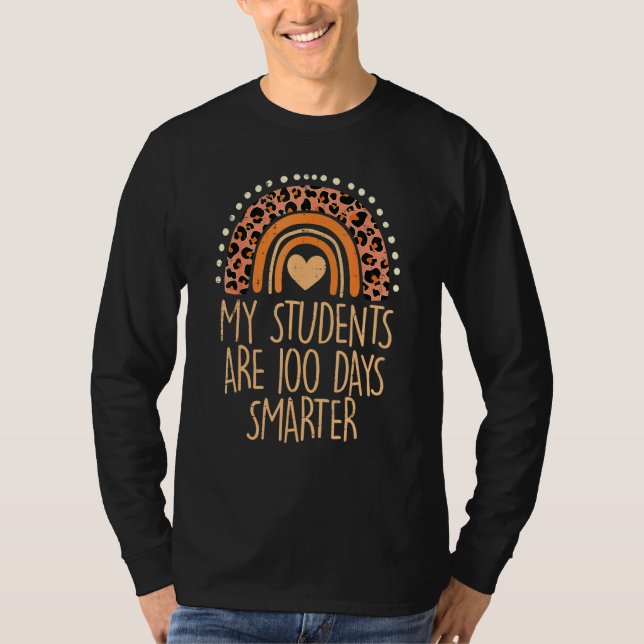 Camiseta My Students Are 100 Days Smarter 100th Day of Scho (Frente)