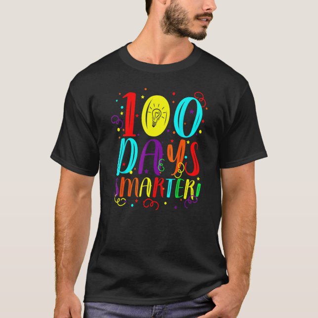 Camiseta My Students Are 100 Days Smarter Happy Teacher Sch (Frente)