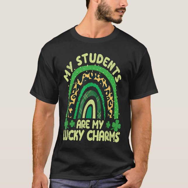 Camiseta My Students Are My Lucky Charms Teacher St Patrick (Frente)
