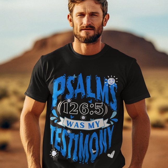 Camiseta My Tears to Joy Christian Spiritual God  (Criador carregado)