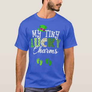 Camiseta My Tiny Lucky Charms St Patrick's Day Twin Pregnan