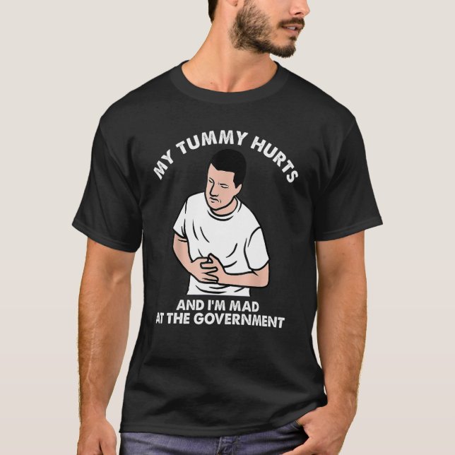 Camiseta My Tummy Hurts (Frente)