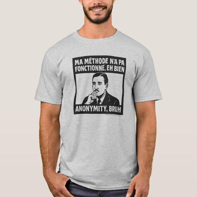 Camiseta My Way Didn't Work - French - Men's Basic T-Shirt (Frente)