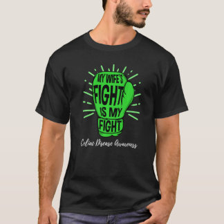 Camiseta My Wifes Fight Is My Fight Celiac Disease awarenes