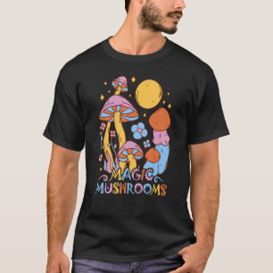 Camiseta Mycologia Cogumelos Mágicos Coloridos Para Hippies