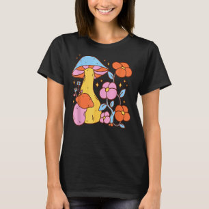 Camiseta Mycologia Cogumelos Mágicos Coloridos Para Hippies