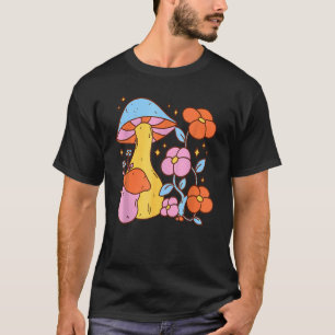 Camiseta Mycologia Cogumelos Mágicos Coloridos Para Hippies