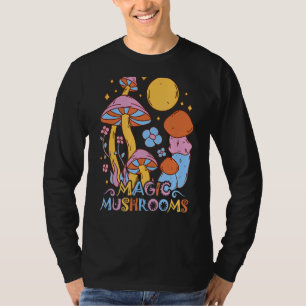 Camiseta Mycologia Cogumelos Mágicos Coloridos Para Hippies