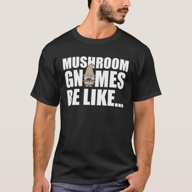 Camiseta Mycologia em chamas Caçador Mushrooming Gn (Frente)