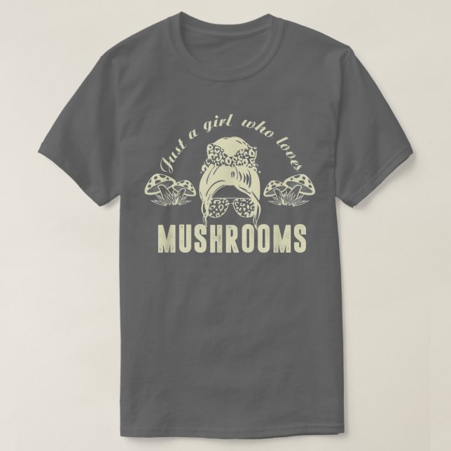 Camiseta Mycology Mushroom Lover, Apenas Uma Menina Que Me  (Frente do Design)