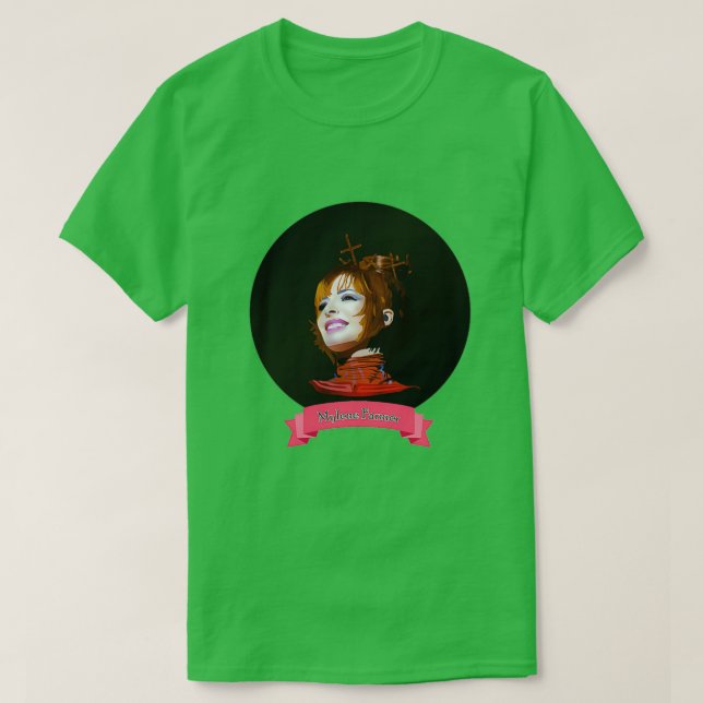 CAMISETA MYLENE FARMER (Frente do Design)