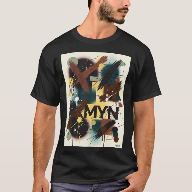 Camiseta MYN Expressionismo Abstrato (Frente)