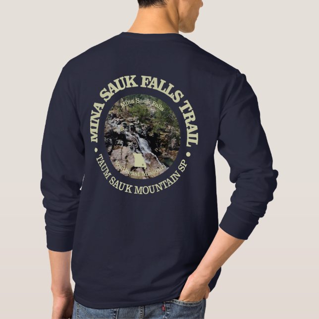 Camiseta Myna Sauk Falls (rd) (Verso)