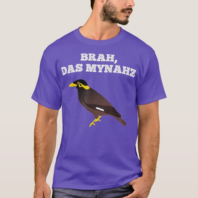 Camiseta Mynah Bird Pidgin Hawaii - Citação de Slang (Frente)