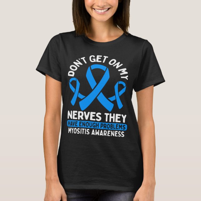 Camiseta Myositis Awareness Myositis Warrior Survivor (Frente)