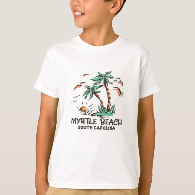 Camiseta Myrtle Beach - Carolina do Sul - Sunset (Frente)