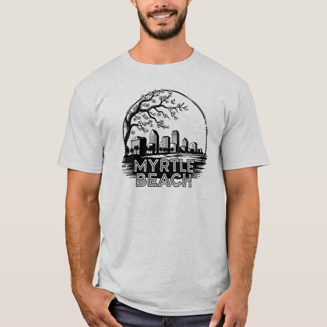 Camiseta Myrtle Beach City South Carolina USA (Frente)