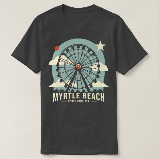 Camiseta Myrtle Beach South olina 4 (Frente do Design)