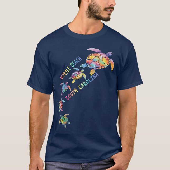 Camiseta Myrtle Beach South olina Sea Turtle Lover Beach MB (Frente)
