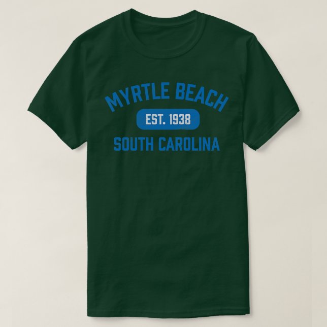 Camiseta Myrtle Beach South olina vintage design (Frente do Design)