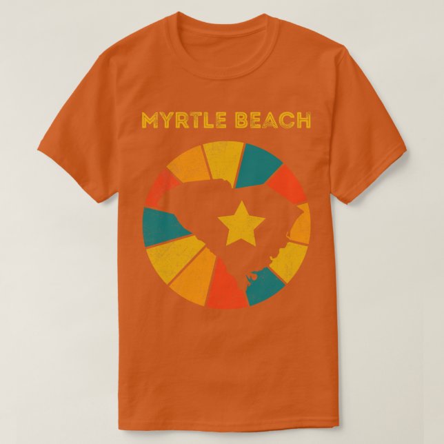 Camiseta Myrtle Beach South olina Vintage - Sovado (Frente do Design)